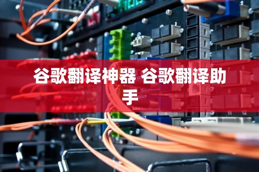 谷歌翻译神器 谷歌翻译助手