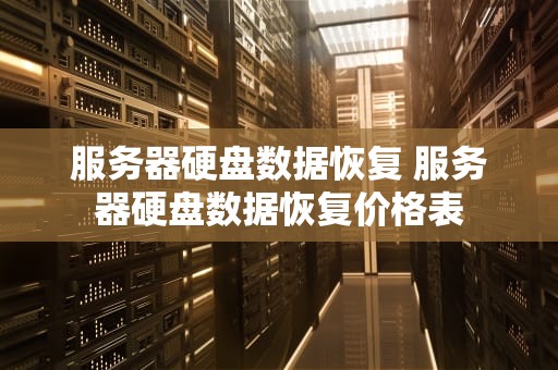 服务器硬盘数据恢复 服务器硬盘数据恢复价格表
