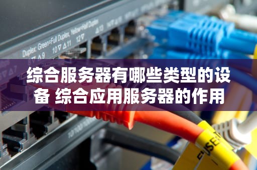 综合服务器有哪些类型的设备 综合应用服务器的作用