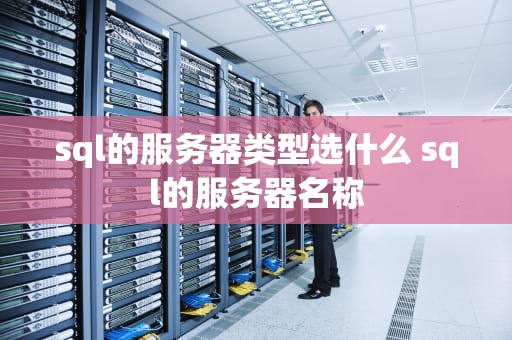 sql的服务器类型选什么 sql的服务器名称
