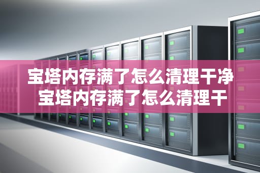 宝塔内存满了怎么清理干净 宝塔内存满了怎么清理干净啊