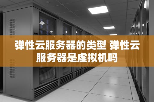弹性云服务器的类型 弹性云服务器是虚拟机吗