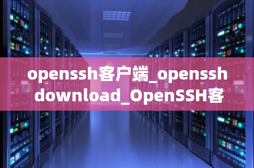 openssh客户端_openssh download_OpenSSH客户端的深入理解和应用