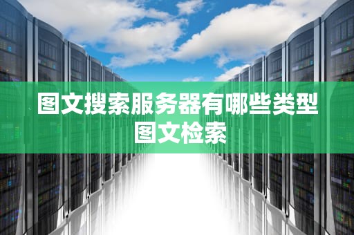 图文搜索服务器有哪些类型 图文检索