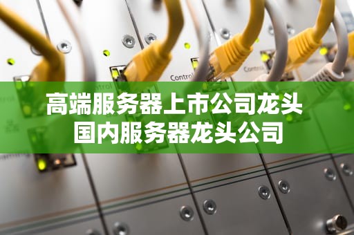 高端服务器上市公司龙头 国内服务器龙头公司