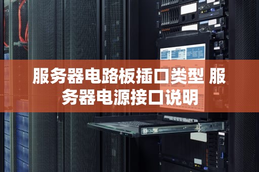 服务器电路板插口类型 服务器电源接口说明