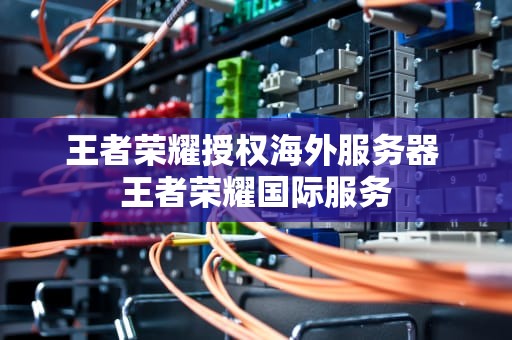王者荣耀授权海外服务器 王者荣耀国际服务