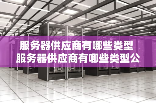 服务器供应商有哪些类型 服务器供应商有哪些类型公司