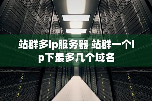站群多ip服务器 站群一个ip下最多几个域名