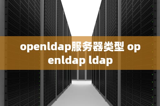 openldap服务器类型 openldap ldap