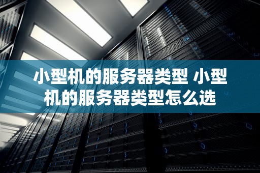 小型机的服务器类型 小型机的服务器类型怎么选