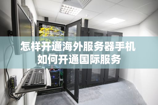 怎样开通海外服务器手机 如何开通国际服务