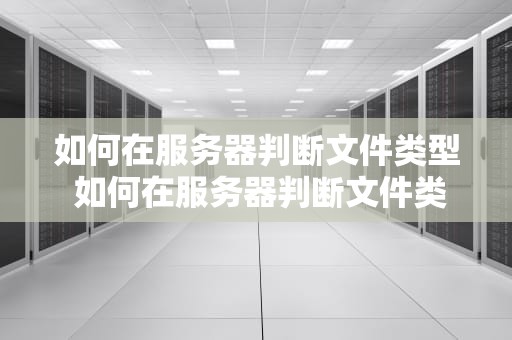 如何在服务器判断文件类型 如何在服务器判断文件类型是否正常