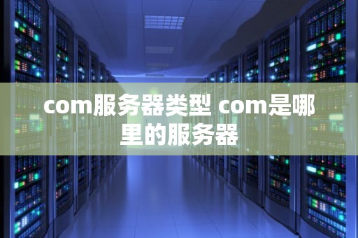 com服务器类型 com是哪里的服务器