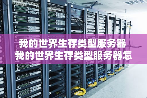 我的世界生存类型服务器 我的世界生存类型服务器怎么设置