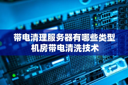 带电清理服务器有哪些类型 机房带电清洗技术