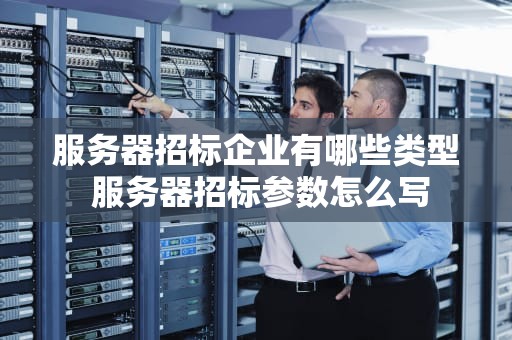 服务器招标企业有哪些类型 服务器招标参数怎么写