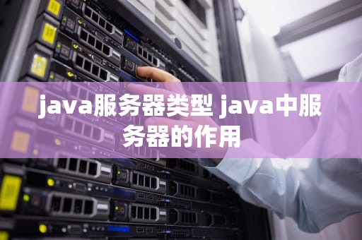 java服务器类型 java中服务器的作用