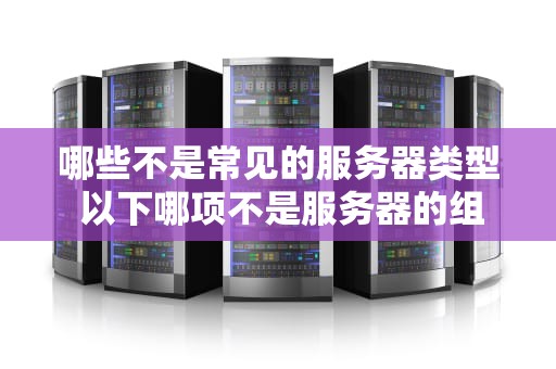 哪些不是常见的服务器类型 以下哪项不是服务器的组件