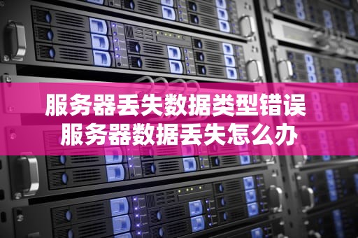 服务器丢失数据类型错误 服务器数据丢失怎么办