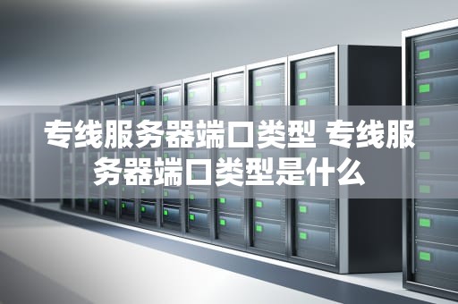 专线服务器端口类型 专线服务器端口类型是什么