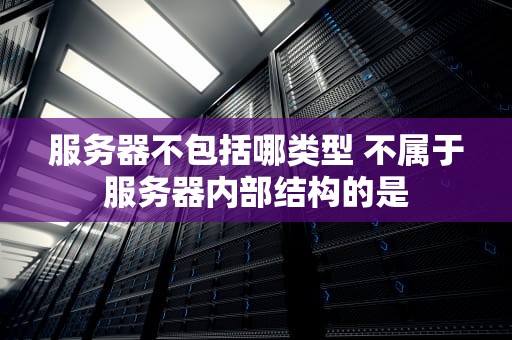 服务器不包括哪类型 不属于服务器内部结构的是