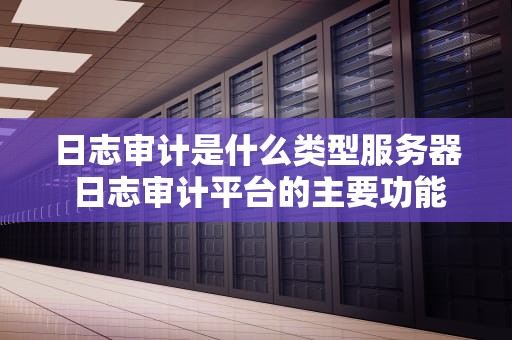 日志审计是什么类型服务器 日志审计平台的主要功能