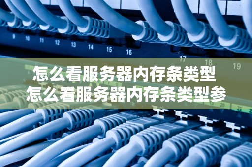 怎么看服务器内存条类型 怎么看服务器内存条类型参数