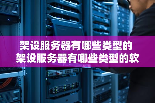 架设服务器有哪些类型的 架设服务器有哪些类型的软件