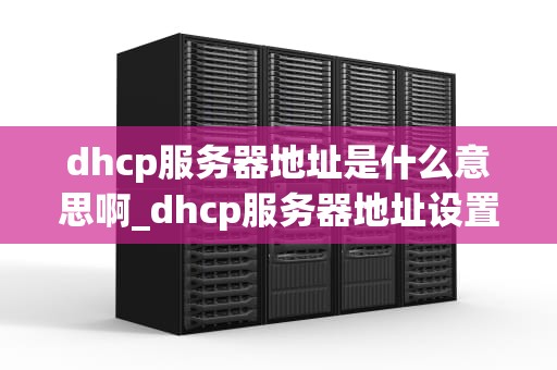 dhcp服务器地址是什么意思啊_dhcp服务器地址设置_深入理解DHCP服务器地址