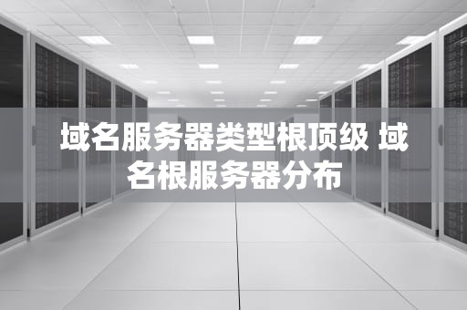 域名服务器类型根顶级 域名根服务器分布