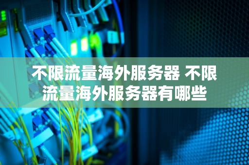 不限流量海外服务器 不限流量海外服务器有哪些