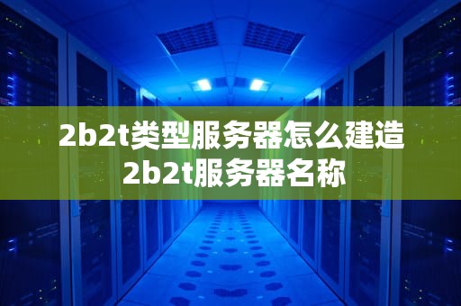 2b2t类型服务器怎么建造 2b2t服务器名称