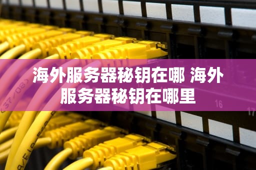 海外服务器秘钥在哪 海外服务器秘钥在哪里