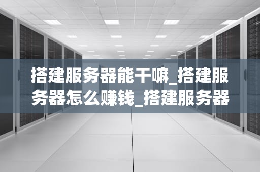 搭建服务器能干嘛_搭建服务器怎么赚钱_搭建服务器的多元应用与实践