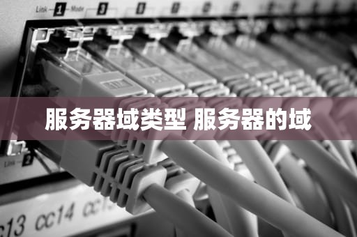 服务器域类型 服务器的域