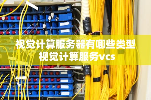 视觉计算服务器有哪些类型 视觉计算服务vcs