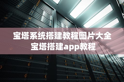 宝塔系统搭建教程图片大全 宝塔搭建app教程