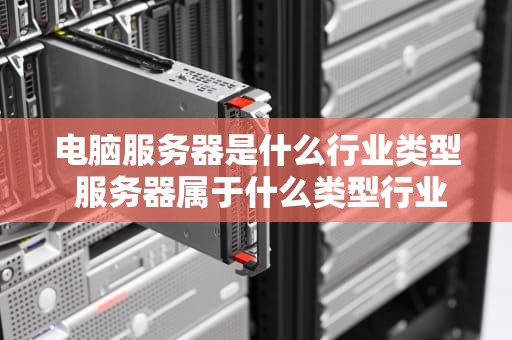 电脑服务器是什么行业类型 服务器属于什么类型行业