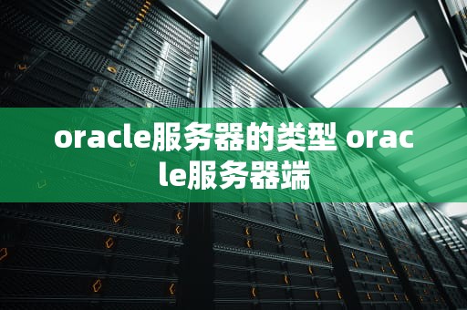 oracle服务器的类型 oracle服务器端