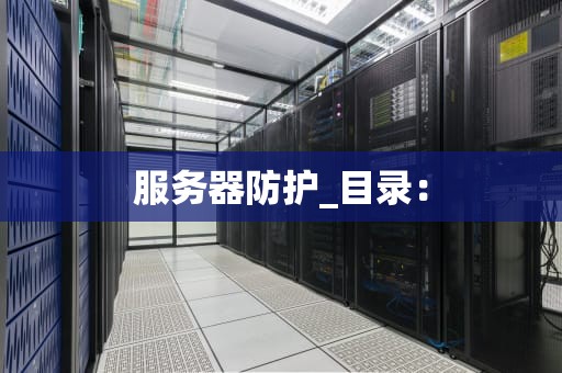 服务器防护_目录：