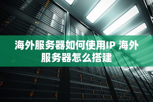 海外服务器如何使用IP 海外服务器怎么搭建