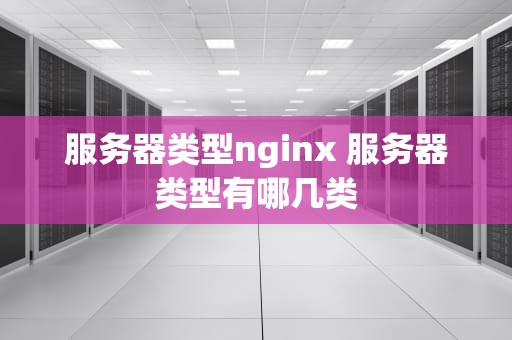 服务器类型nginx 服务器类型有哪几类
