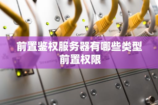 前置鉴权服务器有哪些类型 前置权限