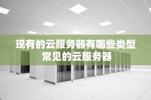现有的云服务器有哪些类型 常见的云服务器