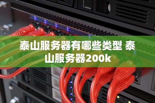 泰山服务器有哪些类型 泰山服务器200k