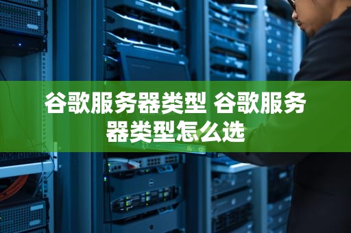 谷歌服务器类型 谷歌服务器类型怎么选
