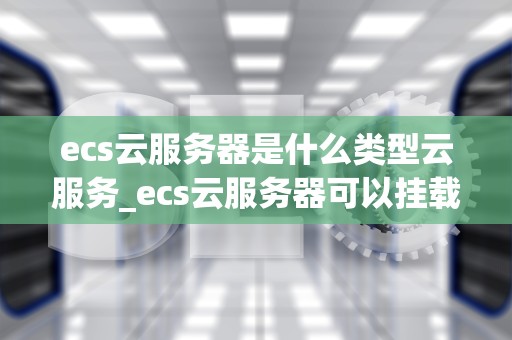 ecs云服务器是什么类型云服务_ecs云服务器可以挂载什么数据盘_ECS云服务器：理解与应用