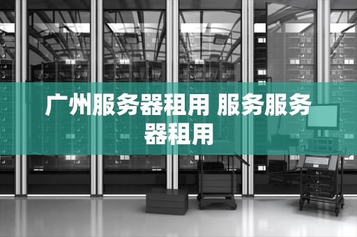 广州服务器租用 服务服务器租用
