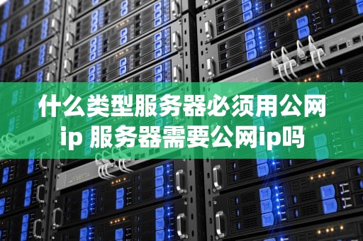 什么类型服务器必须用公网ip 服务器需要公网ip吗